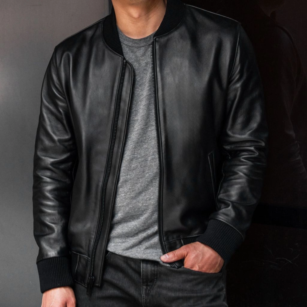 Bomber Jacket | Black work - from - home
