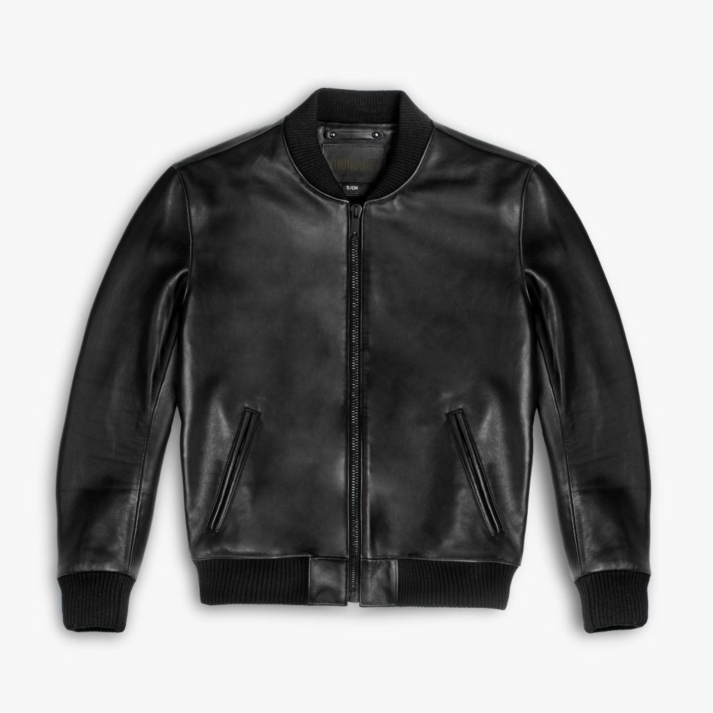 Bomber Jacket | Black thrift - store find