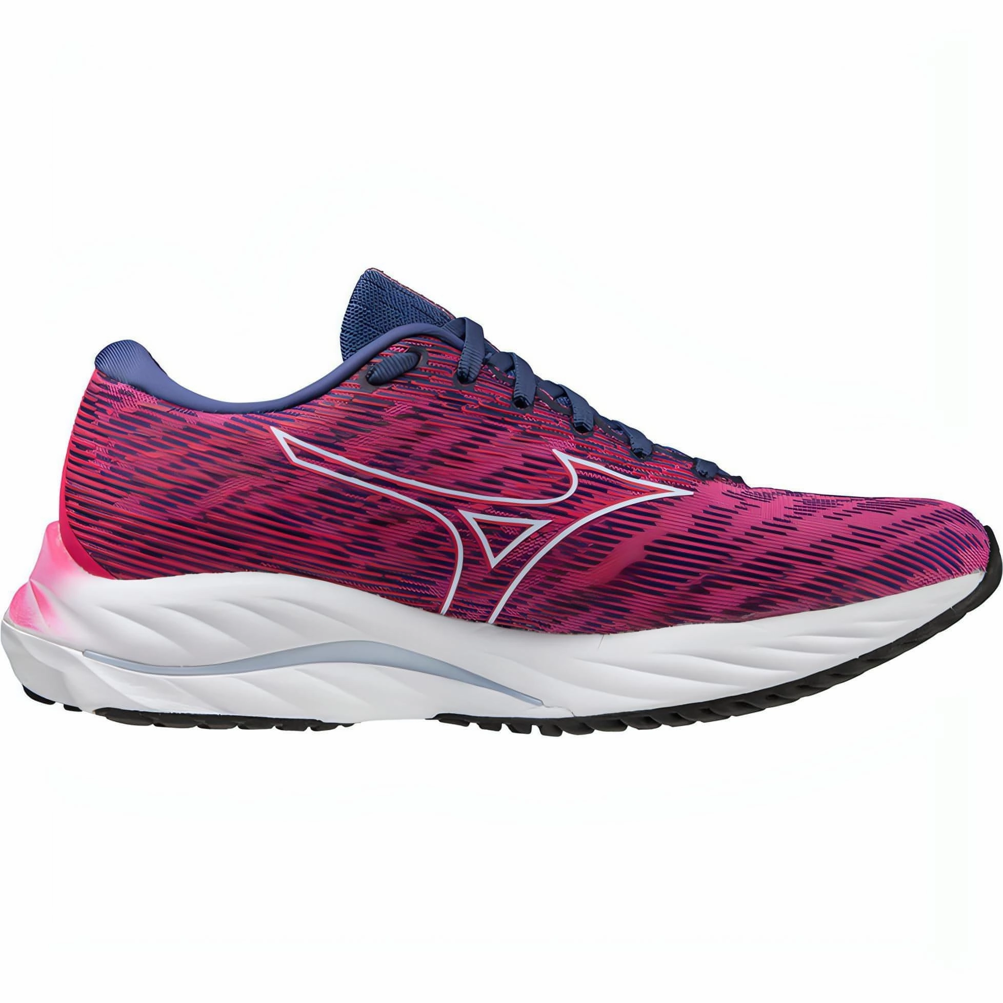Adaptive Footbed Tech Mizuno Wave Rider 26 Womens Running Shoes - Pink