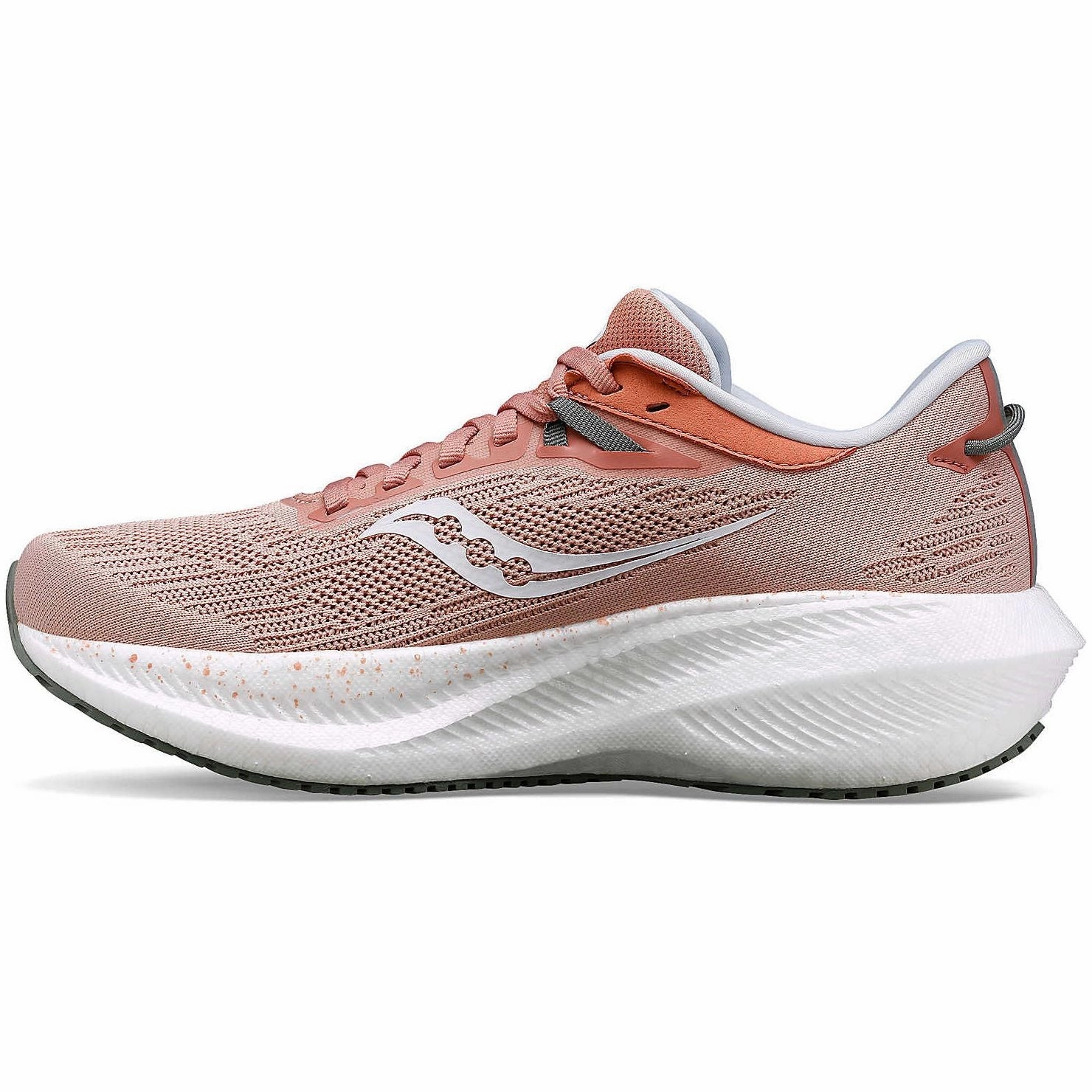 running in a meadow shoes Saucony Triumph 21 Womens Running Shoes - Pink