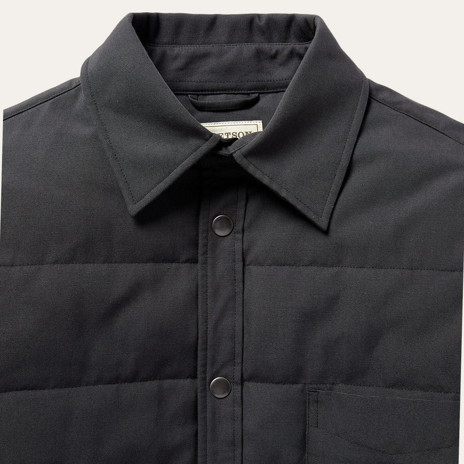 Grey Down Jacket Sleek Outer Lightweight Thermal Tech