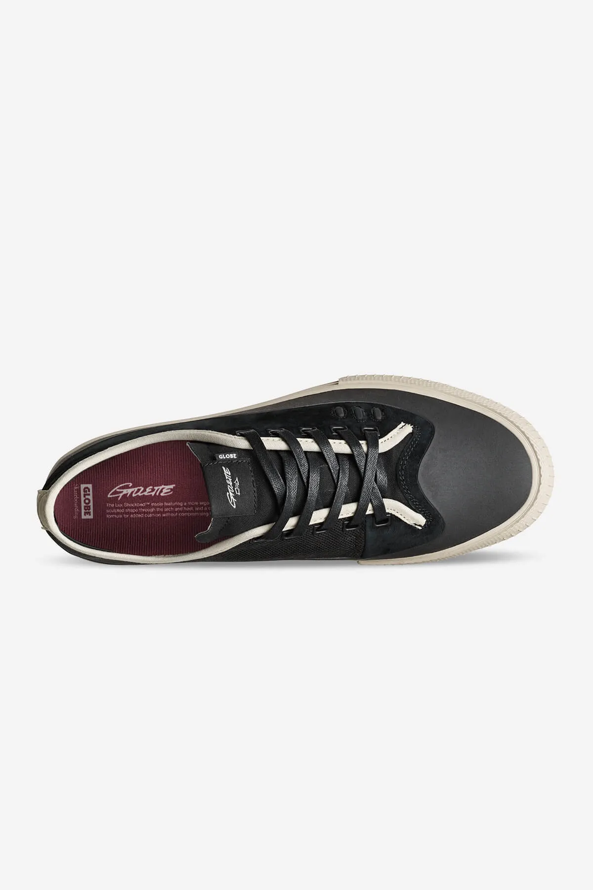 Lunch Pace Gillette - Black/Black/Cream - Skate Shoes