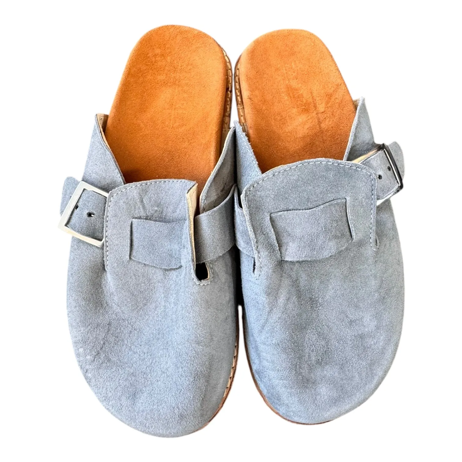 Shoes Flats By ZAMARLA In Blue, Size:7 Country Step