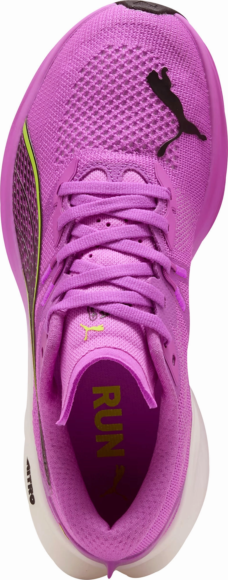 Puma Deviate Nitro 3 Womens Running Shoes - Purple Thermo Regulating Liner Micro Adjustable Tongue