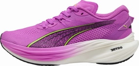 Puma Deviate Nitro 3 Womens Running Shoes - Purple Running Cushioning shock - plate running gear