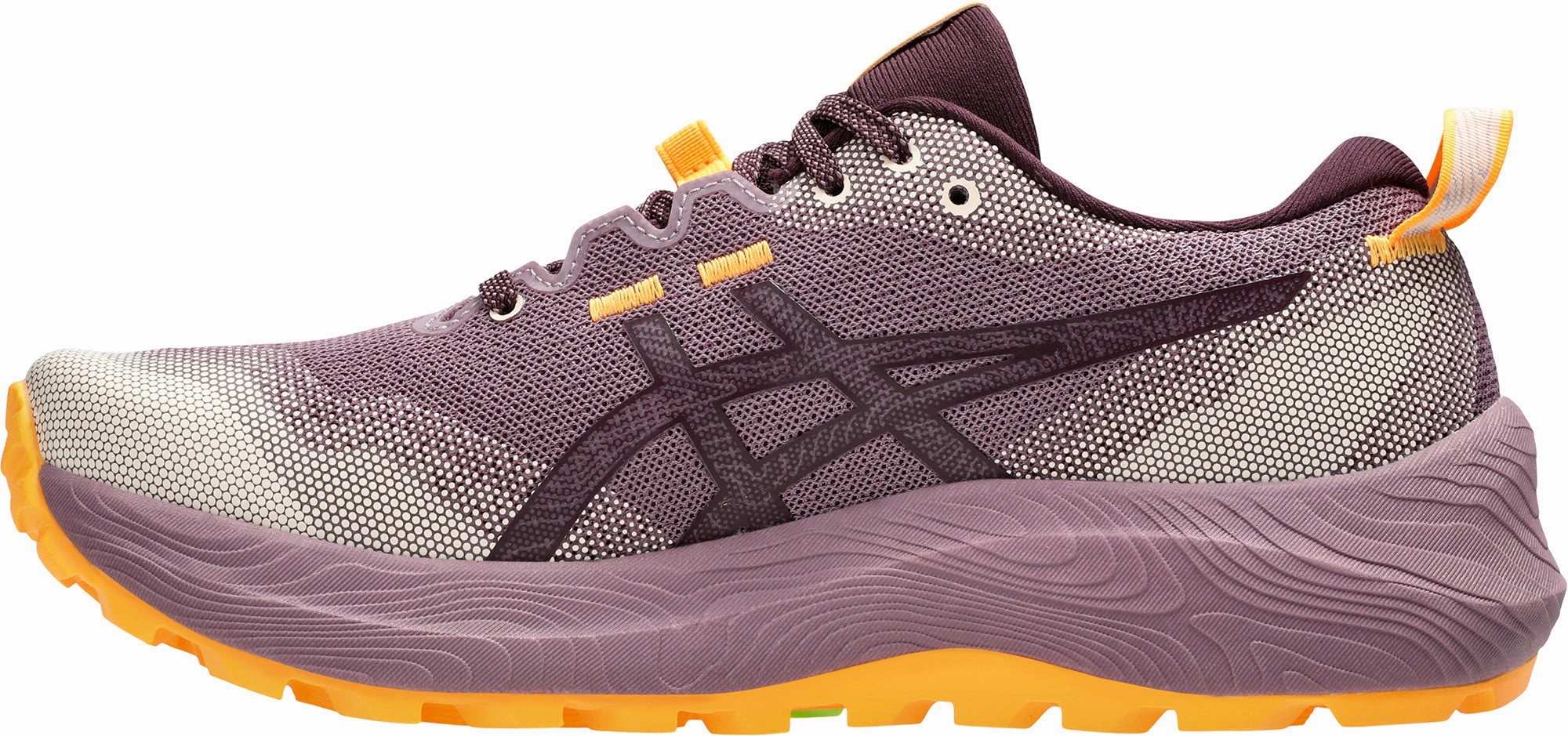 carbon fiber shank Asics Gel Trabuco 12 Womens Trail Running Shoes - Purple