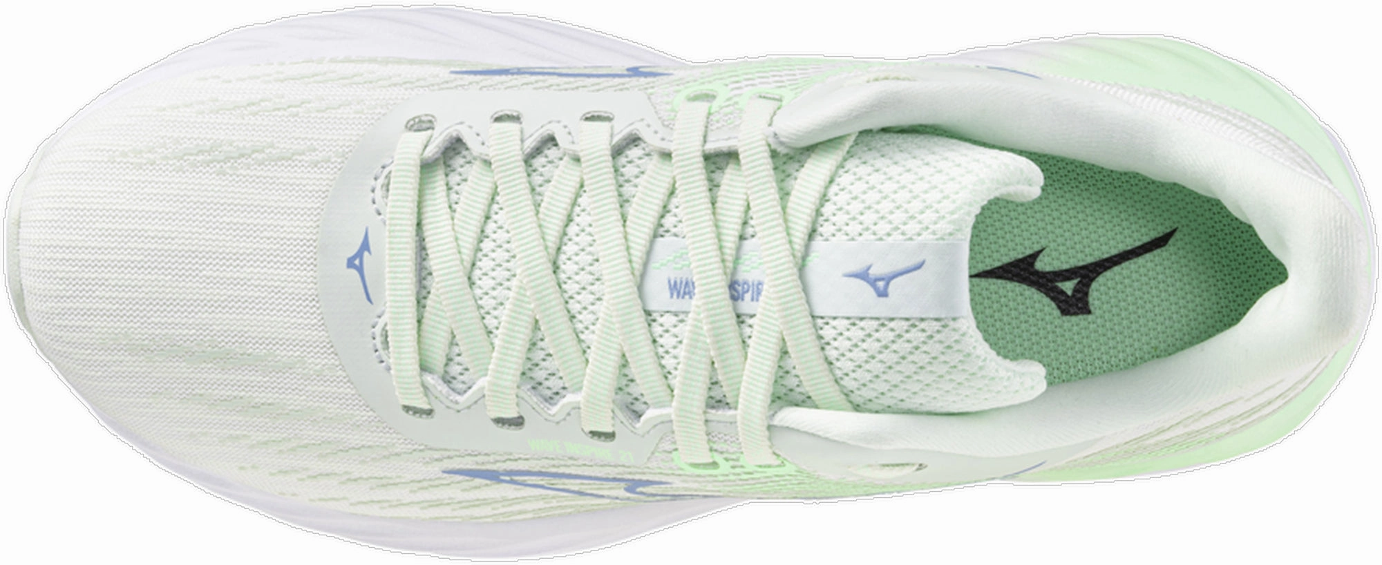 Mizuno Wave Inspire 21 Womens Running Shoes - Green Team Flexible Torsion Grooves
