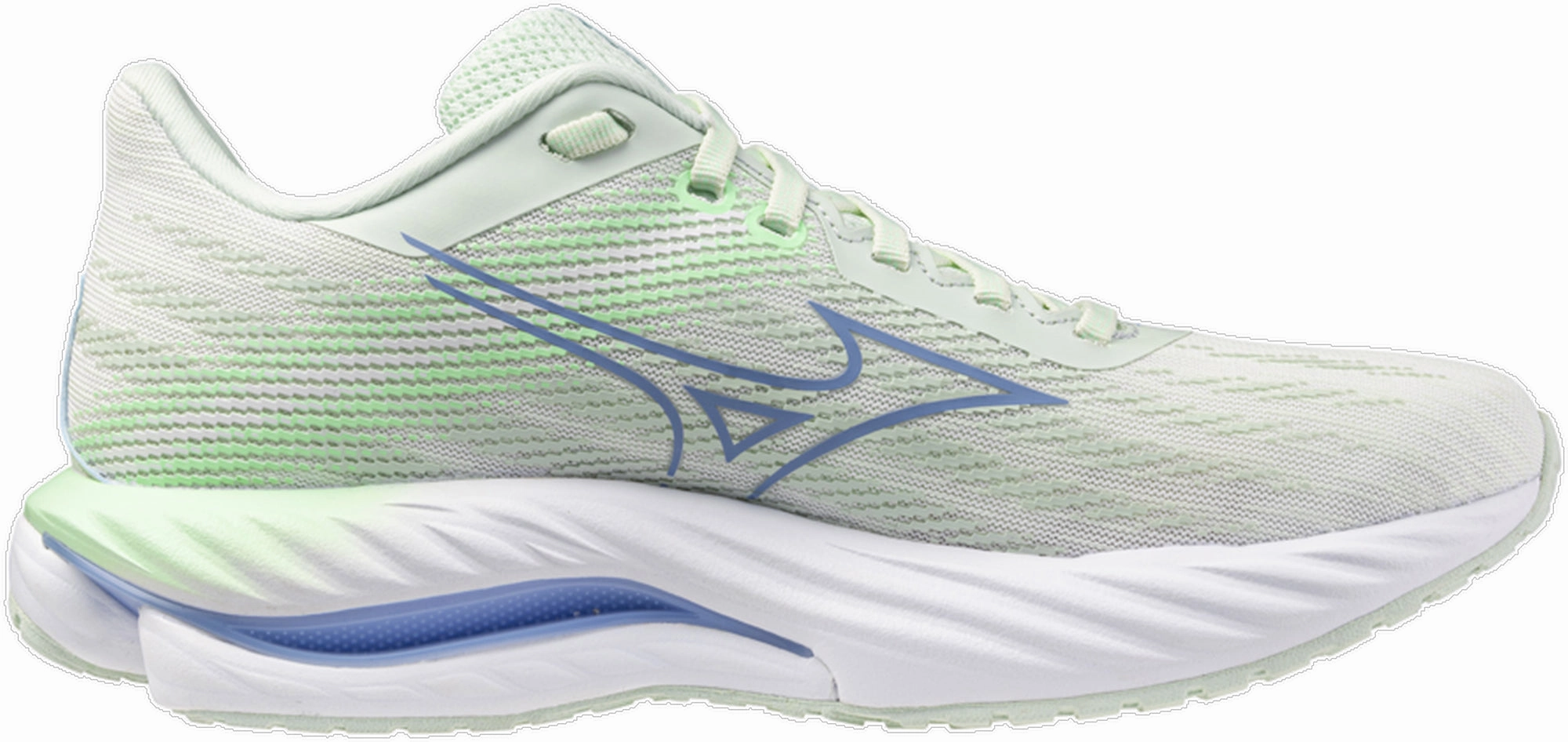 minimalist - design - elegance shoes Sand - Resistant Mizuno Wave Inspire 21 Womens Running Shoes - Green
