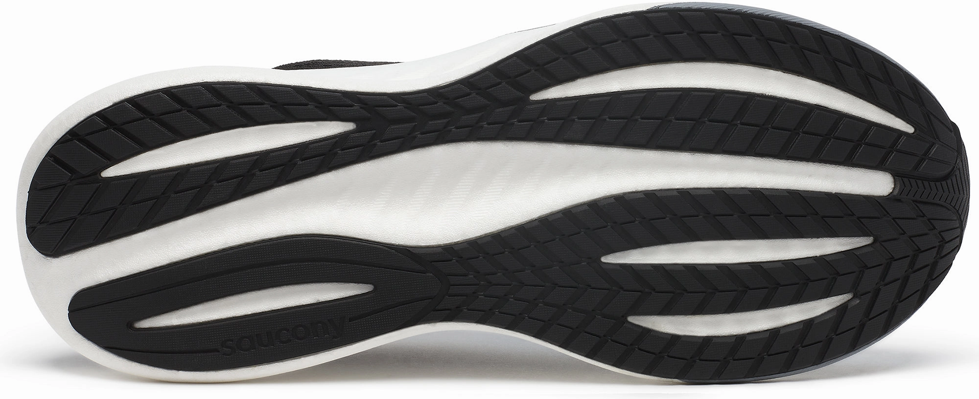 padded tongue running shoes Comfortable ankle support Saucony Triumph 22 Mens Running Shoes - Black