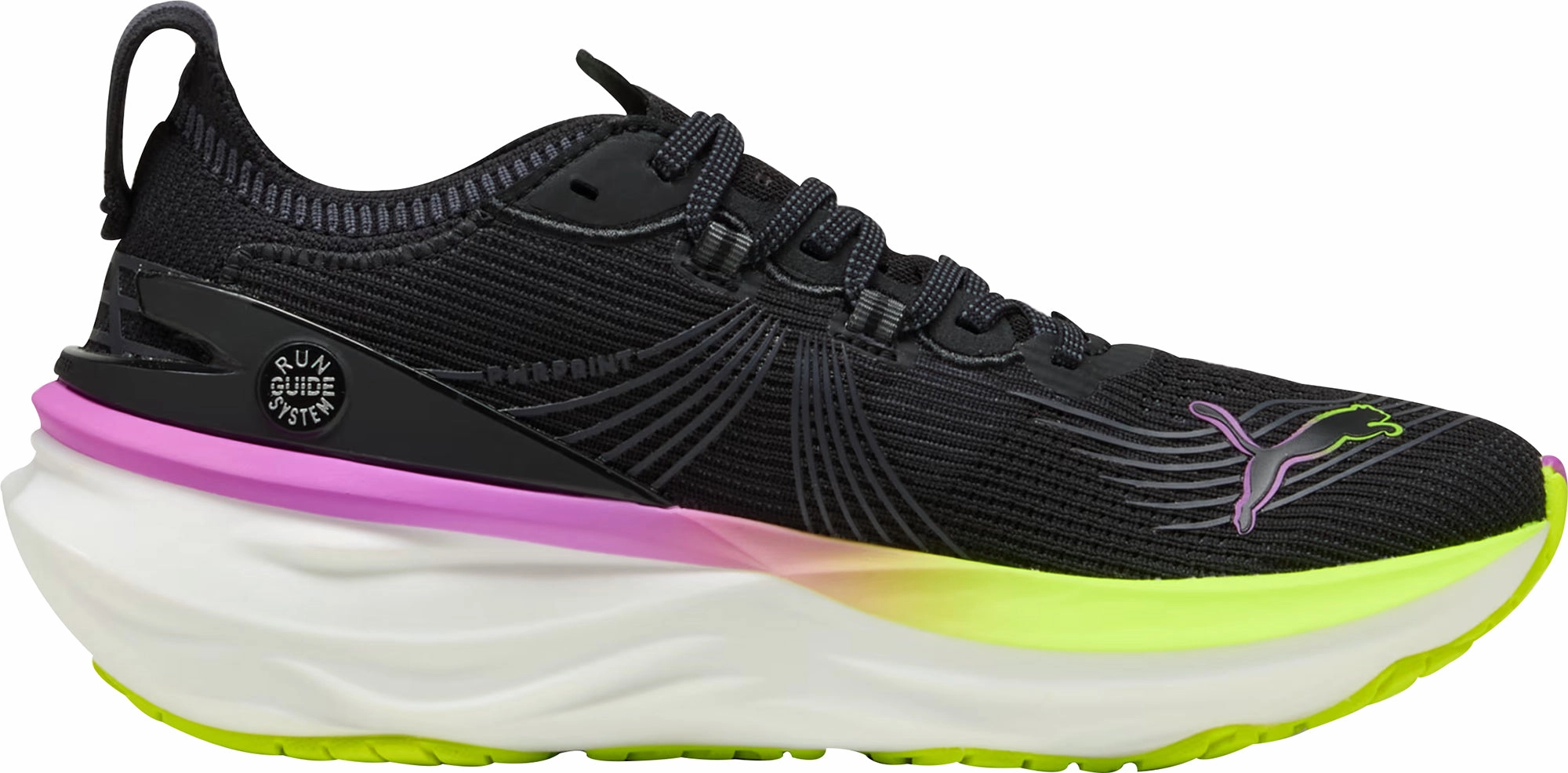 Quiet 3D Fit Puma ForeverRun Nitro 2 Womens Running Shoes - Black