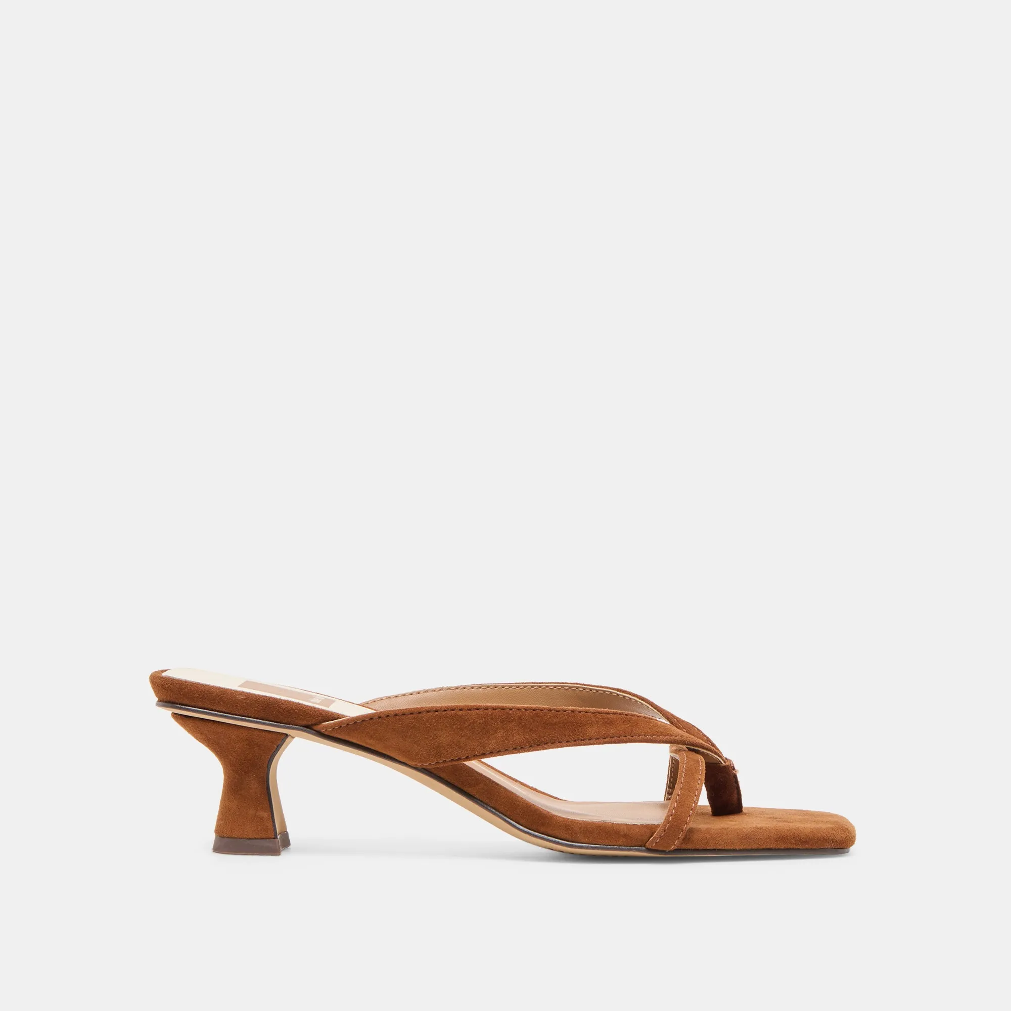 Comfy Feel Foot Hug BREVEL HEELS DK BROWN SUEDE