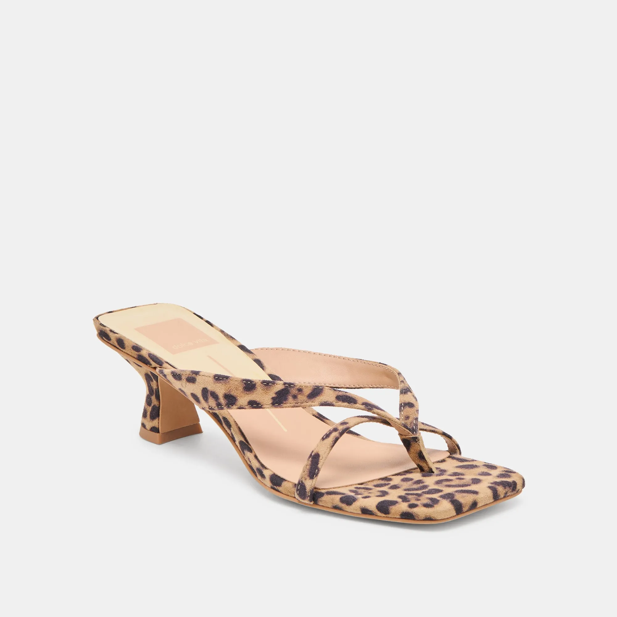 High-Performance Footwear BREVEL HEELS DK LEOPARD PRINTED SUEDE