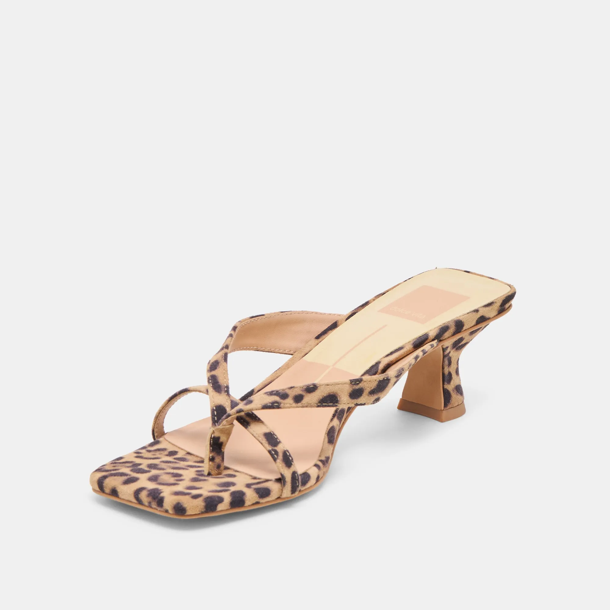 Ventilation System BREVEL HEELS DK LEOPARD PRINTED SUEDE