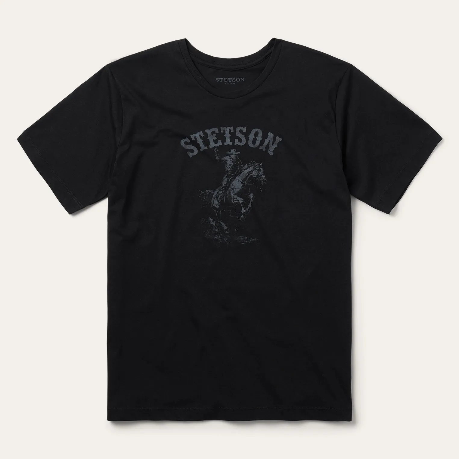 quick dry Lightweight Material Bronco Rider Graphic Tee