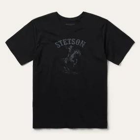 quick dry Lightweight Material Bronco Rider Graphic Tee