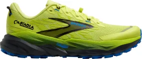 portable shoe benefit Brooks Cascadia 19 Mens Trail Running Shoes - Green