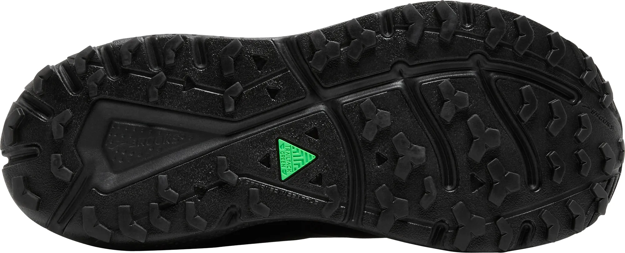 Brooks Divide 6 GORE-TEX Mens Trail Running Shoes - Black Rearfoot Impact Zone Lockdown Strap