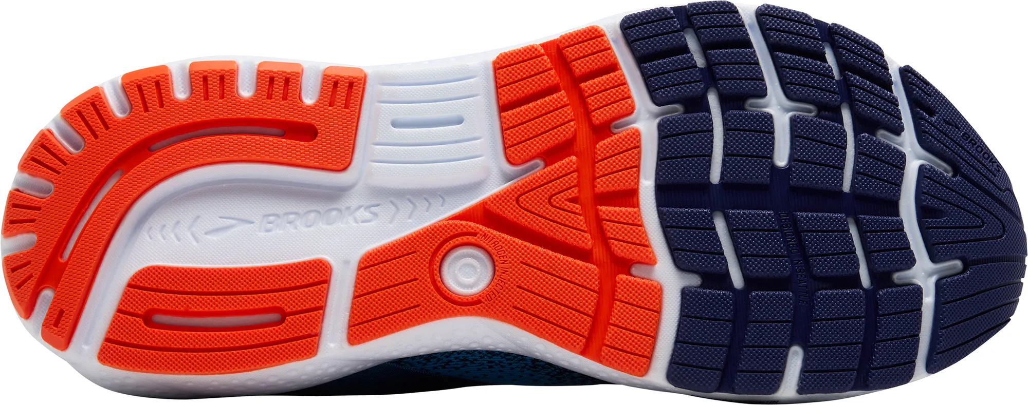 Brooks Ghost 16 Mens Running Shoes - Blue Lace-up