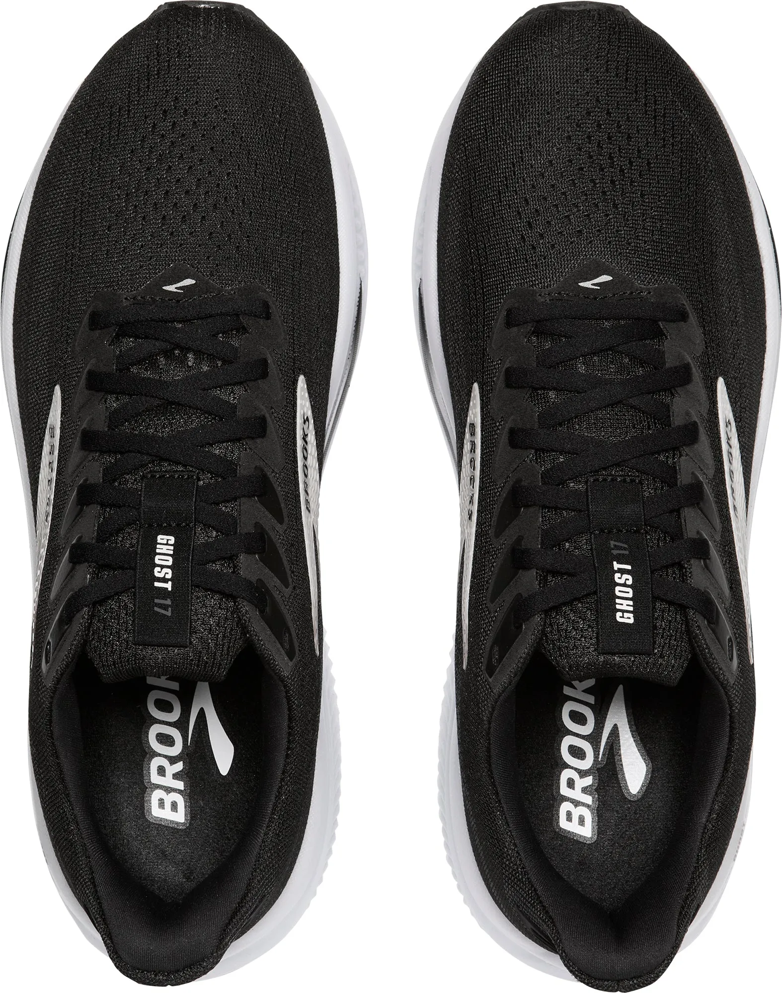 Brooks Ghost 17 Mens Running Shoes - Black Midfoot Focus advanced - technology