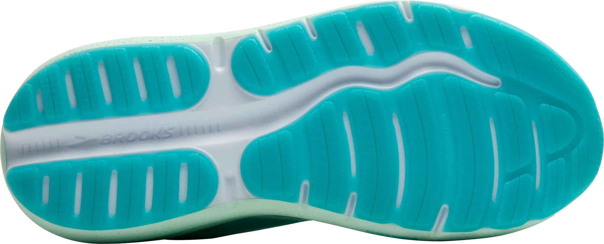 Brooks Ghost Max 2 Mens Running Shoes - Green Perforated Tongue Design sports - themed shoes