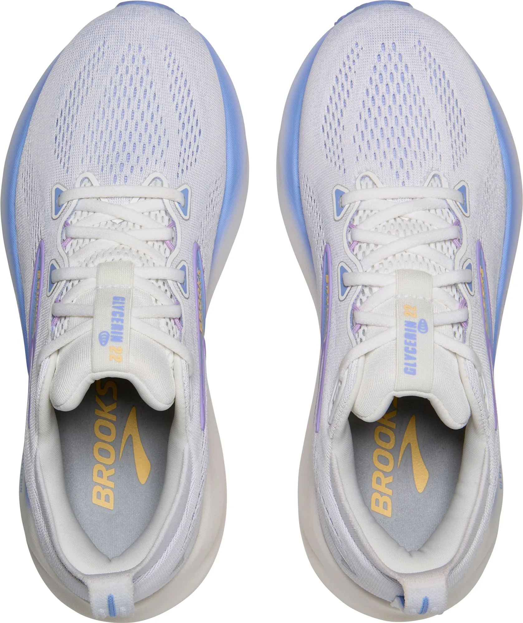 special - running pronation - control - feature shoes Brooks Glycerin 22 Womens Running Shoes - White