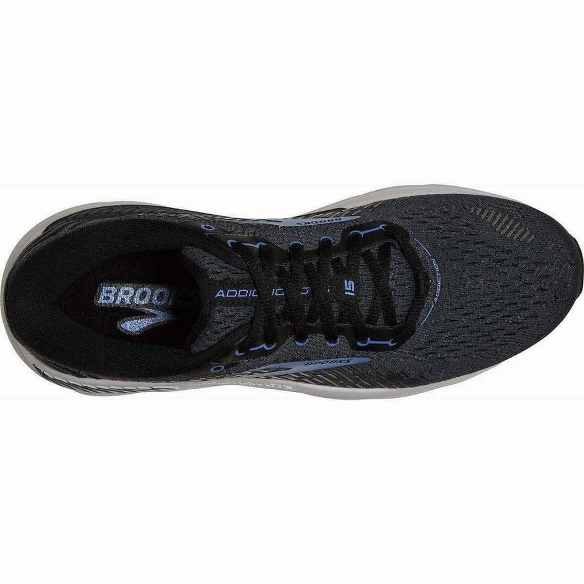 Brooks Addiction GTS 15 Mens Running Shoes - Black Impact Resistant Rim