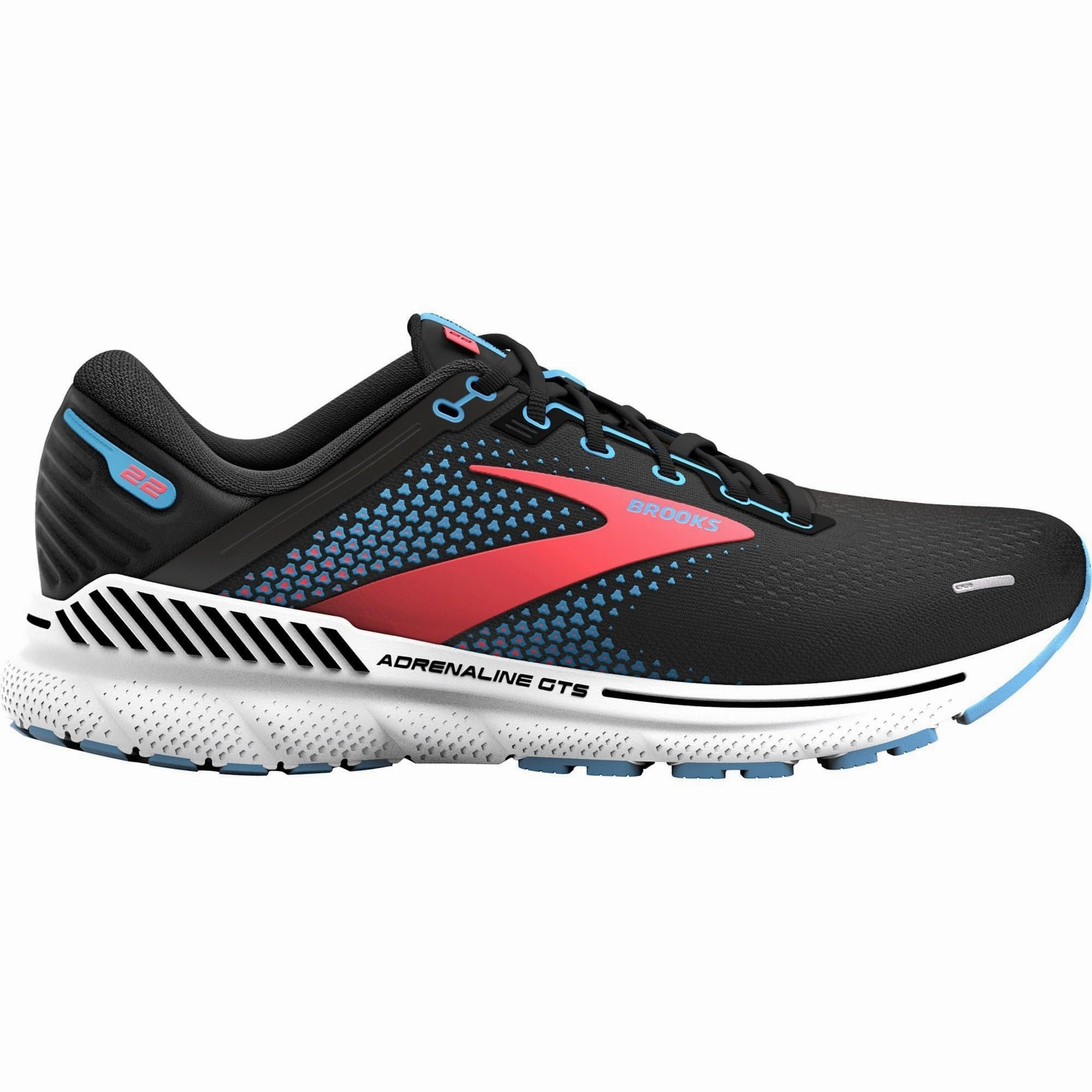 basketball - court running shoes brushed - finish - design shoes Brooks Adrenaline GTS 22 Womens Running Shoes - Black