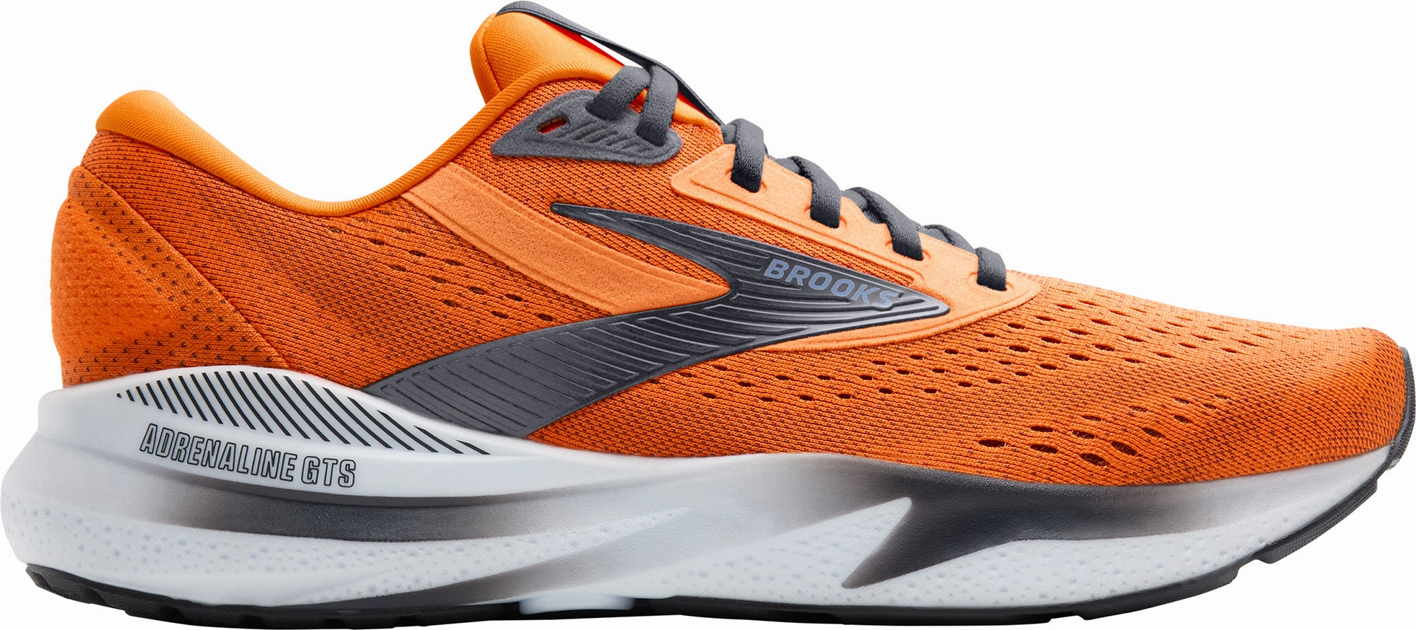 Proprioceptive Footbed Brooks Adrenaline GTS 24 Mens Running Shoes - Orange