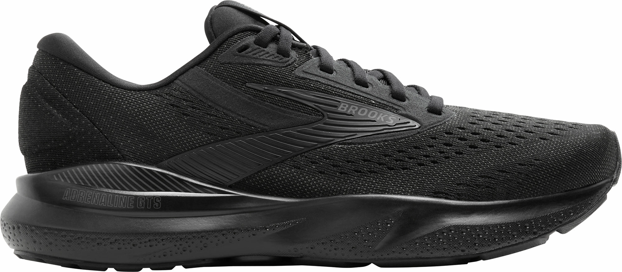 Brooks Adrenaline GTS 24 WIDE FIT (4E) Mens Running Shoes - Black advanced runner running wear