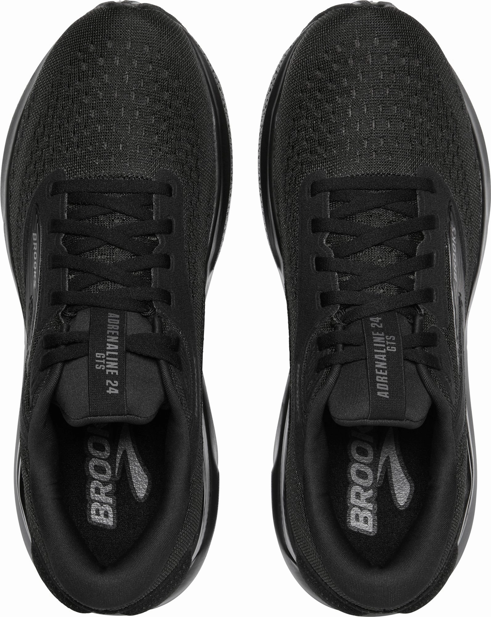 Brooks Adrenaline GTS 24 Womens Running Shoes - Black Ergonomic Support road shoes