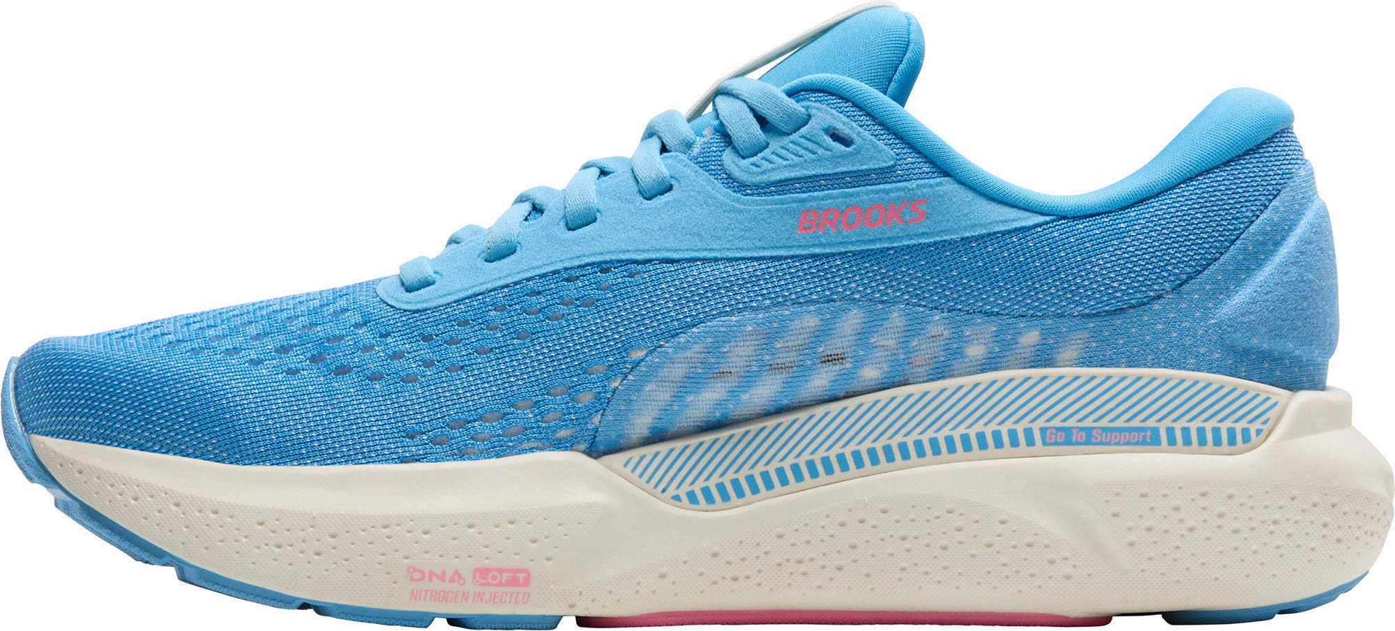 Brooks Adrenaline GTS 24 Womens Running Shoes - Blue Flex Notch Road Running