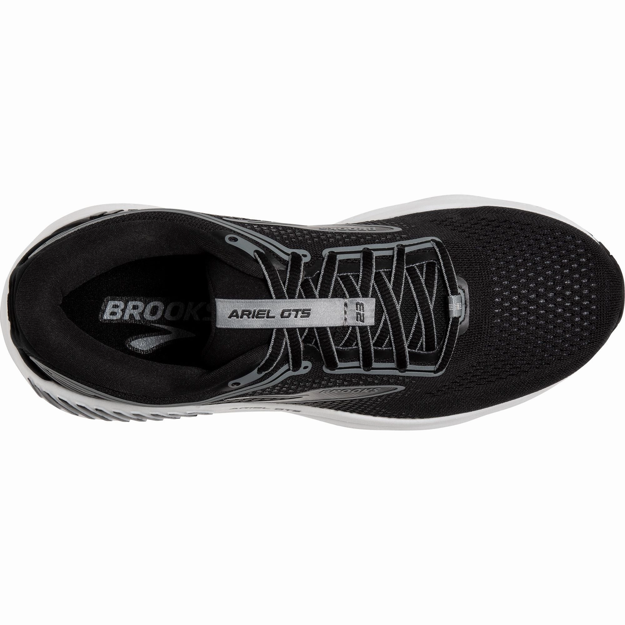 running in a river area shoes Brooks Ariel GTS 23 WIDE FIT Womens Running Shoes - Black