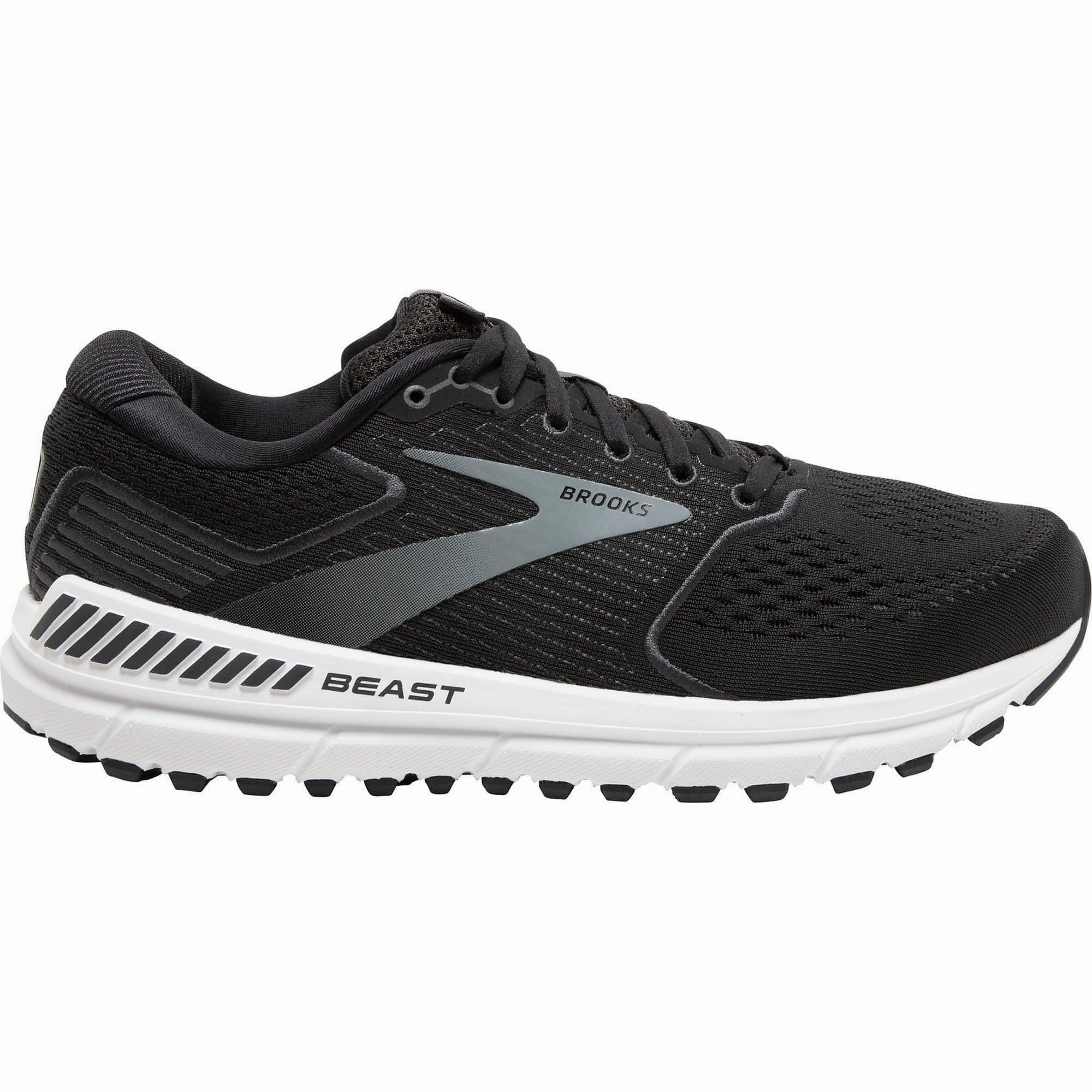 Brooks Beast 20 WIDE FIT Mens Running Shoes - Black Energy Efficiency