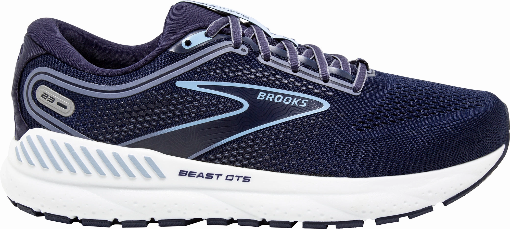 Brooks Beast GTS 23 Mens Running Shoes - Navy Thermo Bonded Seams globally - sourced