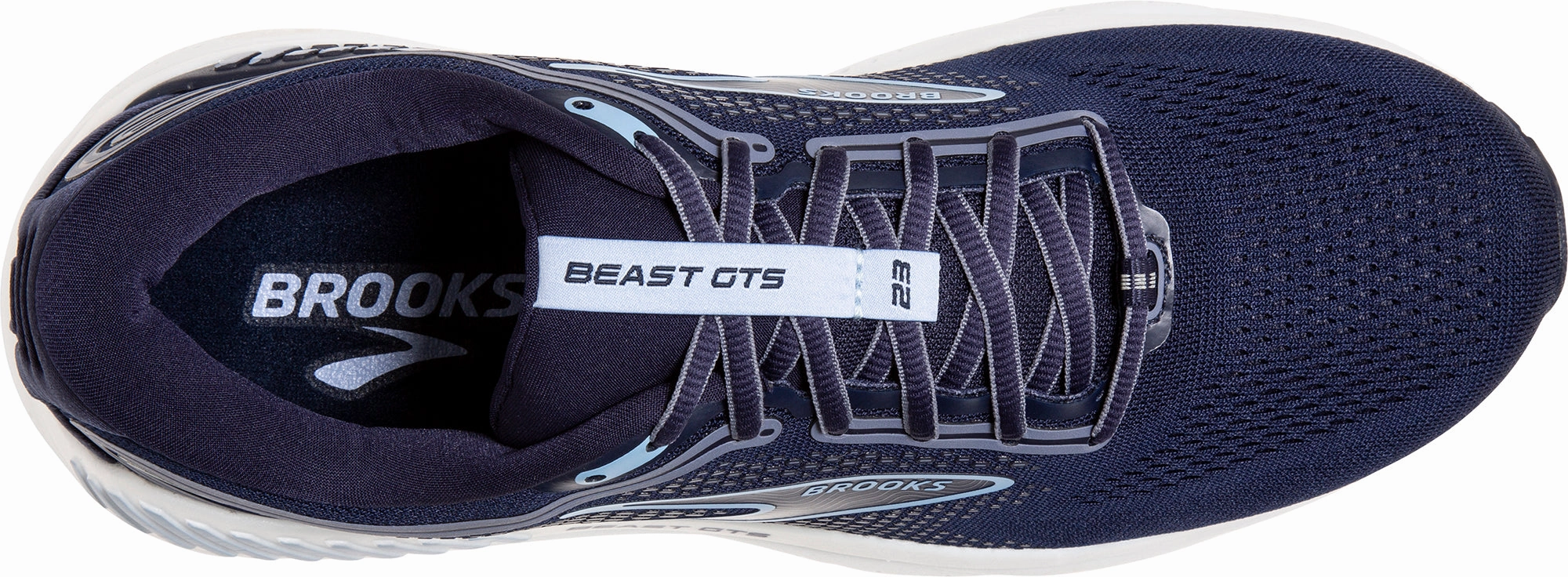 Brooks Beast GTS 23 Mens Running Shoes - Navy Flexible Sole Unit