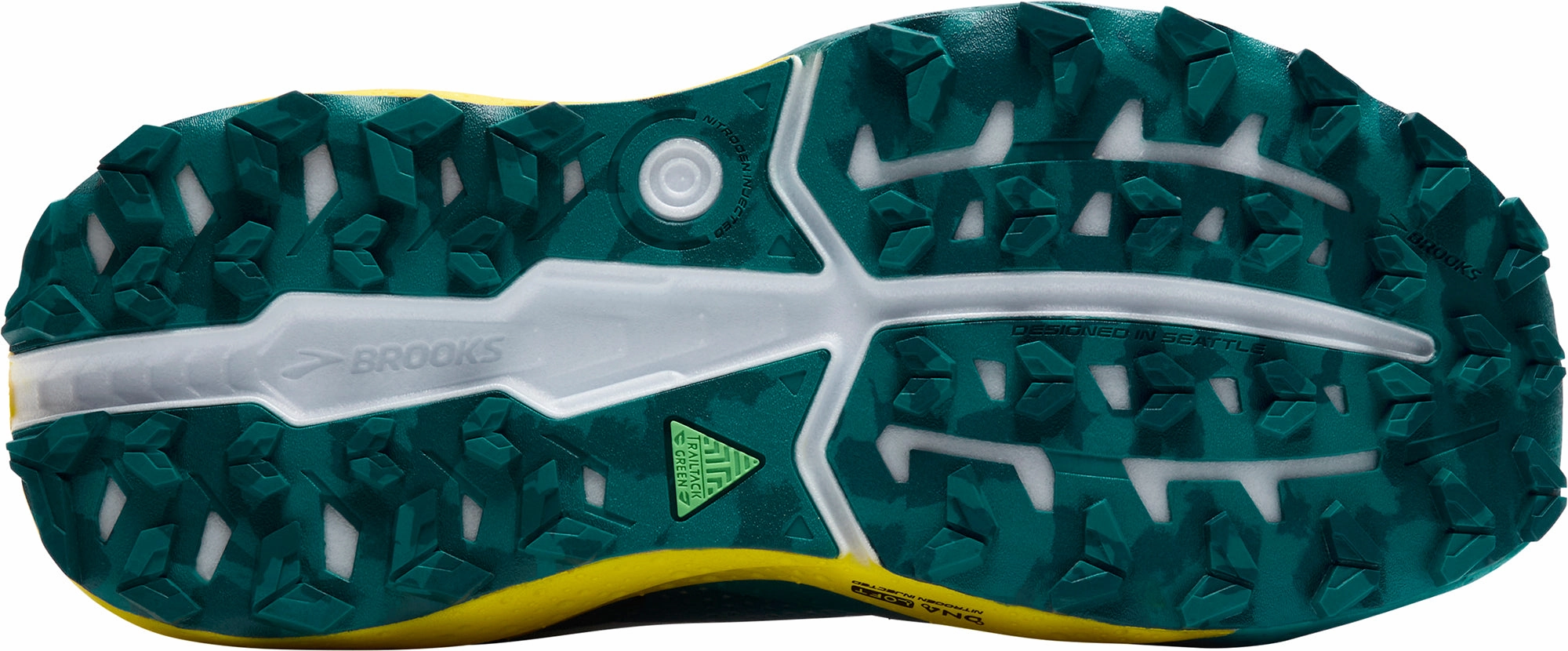 Brooks Caldera 8 Mens Trail Running Shoes - White FlexibleSole