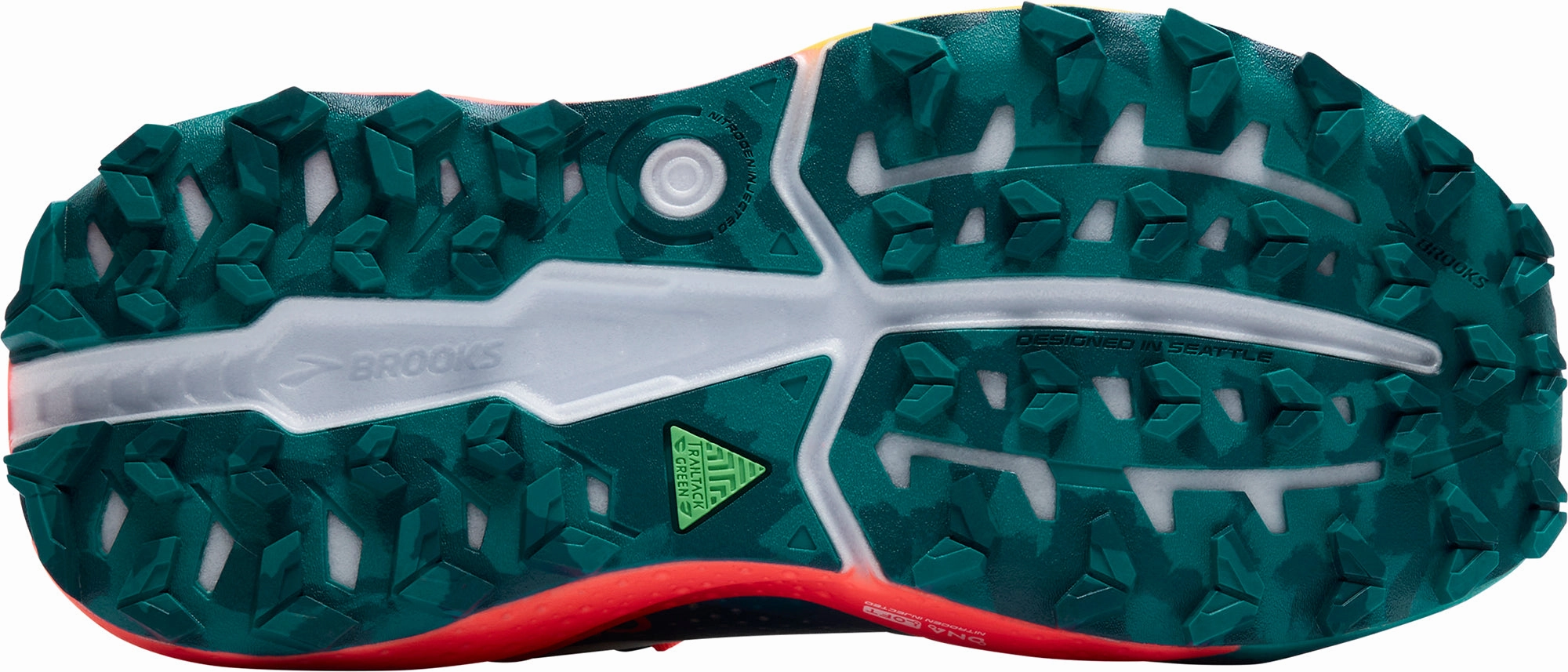 Agile Motion Brooks Caldera 8 Womens Trail Running Shoes - White