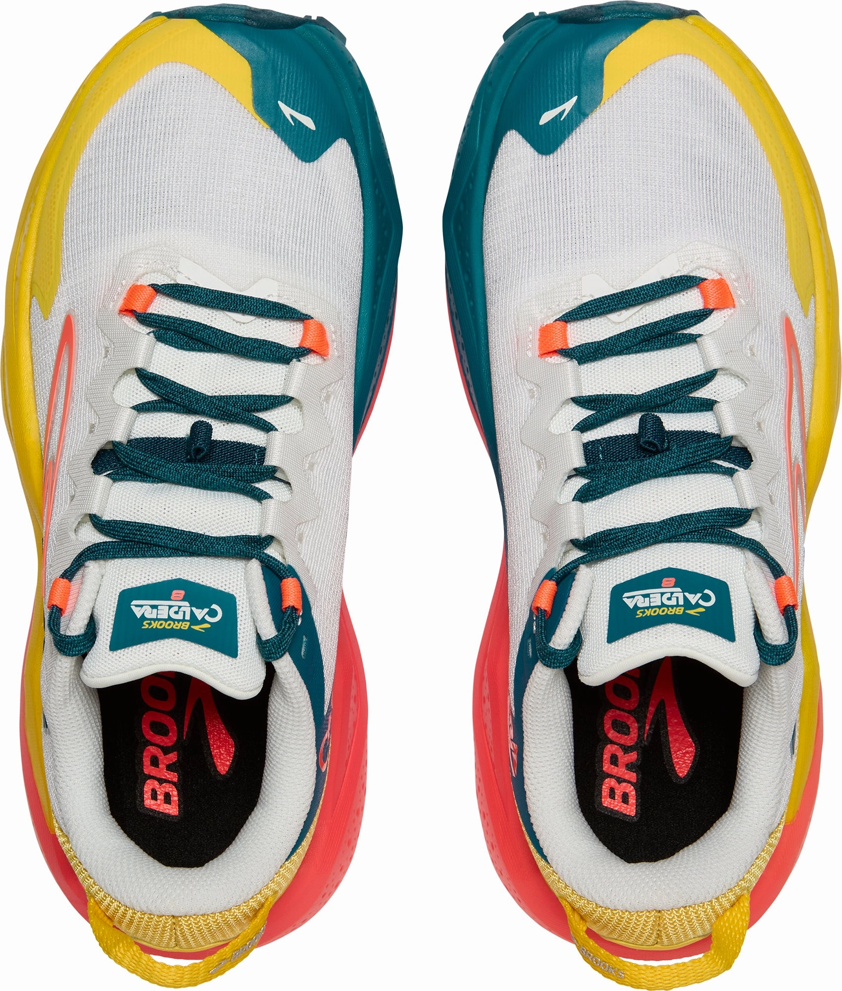 early morning running shoes Brooks Caldera 8 Womens Trail Running Shoes - White