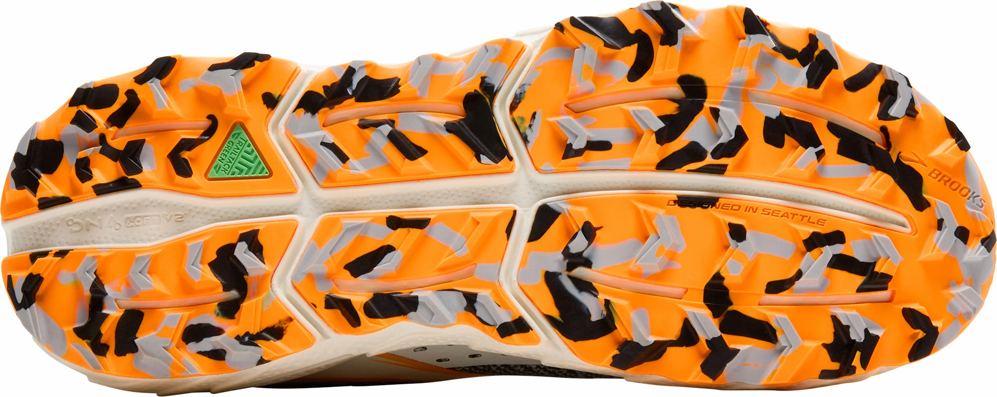 Rollbar Support System Brooks Cascadia 18 Mens Trail Running Shoes - Black