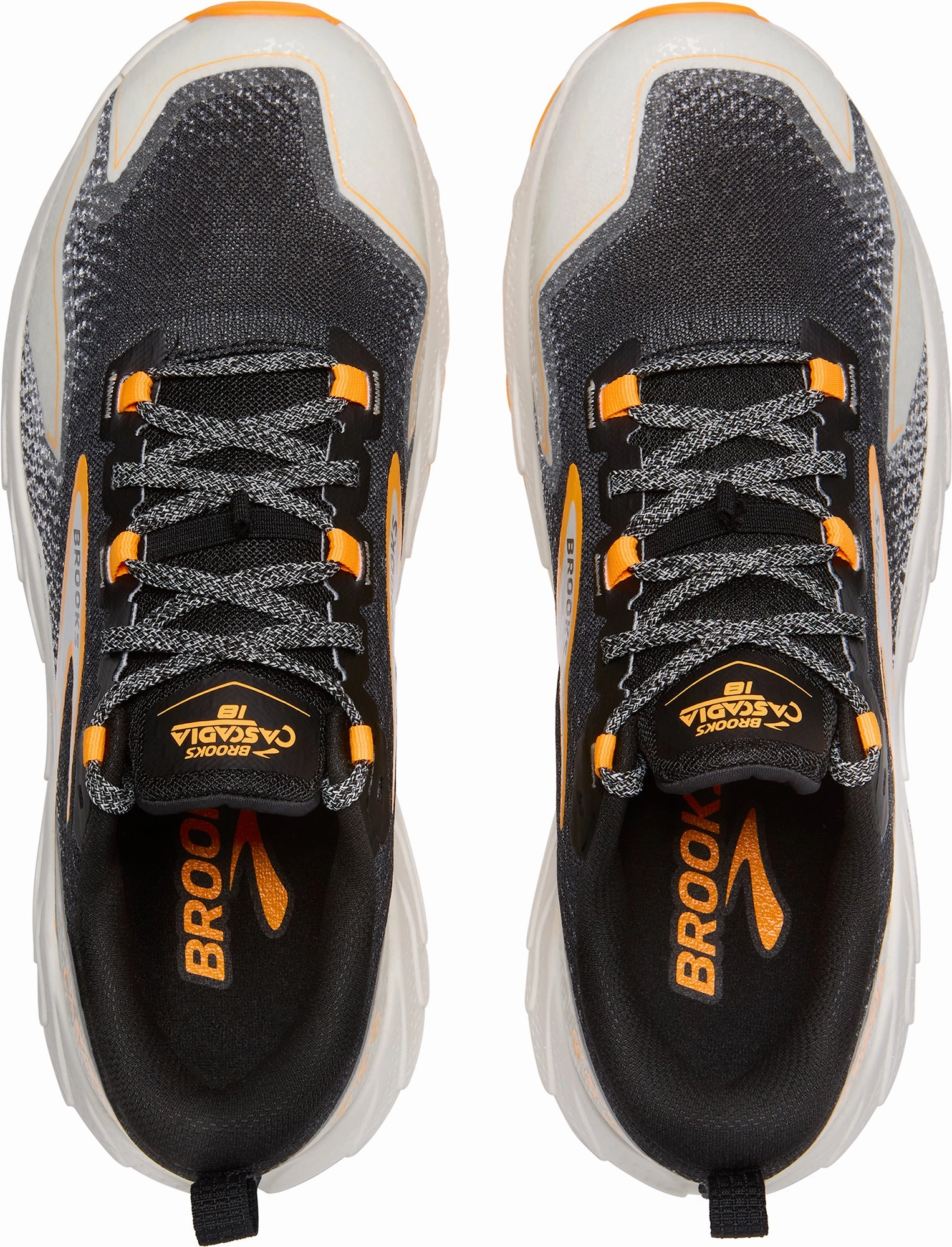 EVA Brooks Cascadia 18 Mens Trail Running Shoes - Black