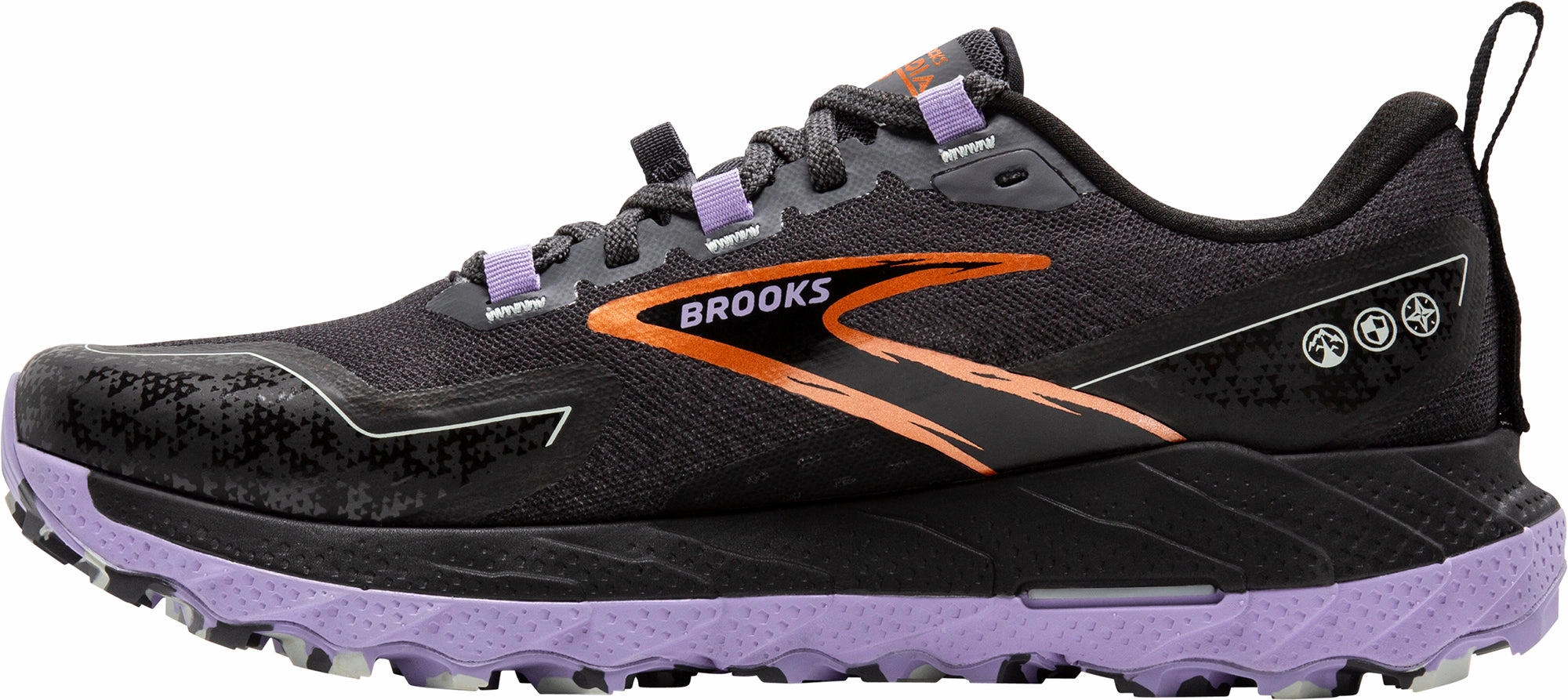 Brooks Cascadia 18 WIDE FIT Womens Trail Running Shoes - Black modern shoes moisture - management