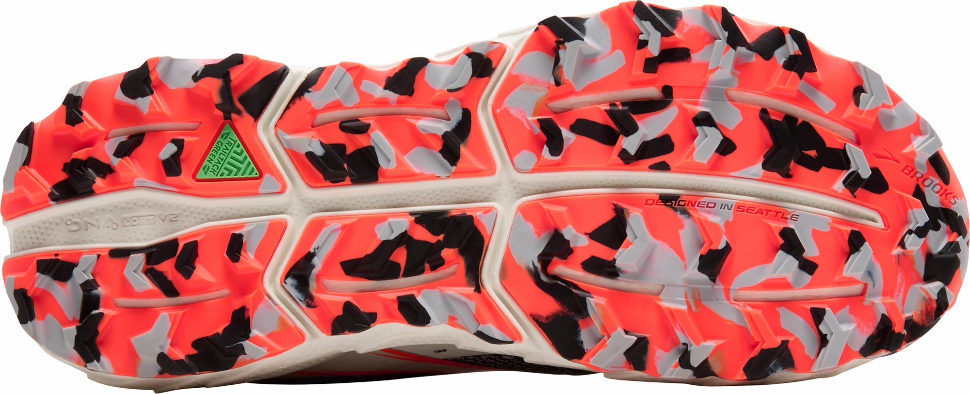 Brooks Cascadia 18 Womens Trail Running Shoes - Black Aerobic Compression Zoned Midsole