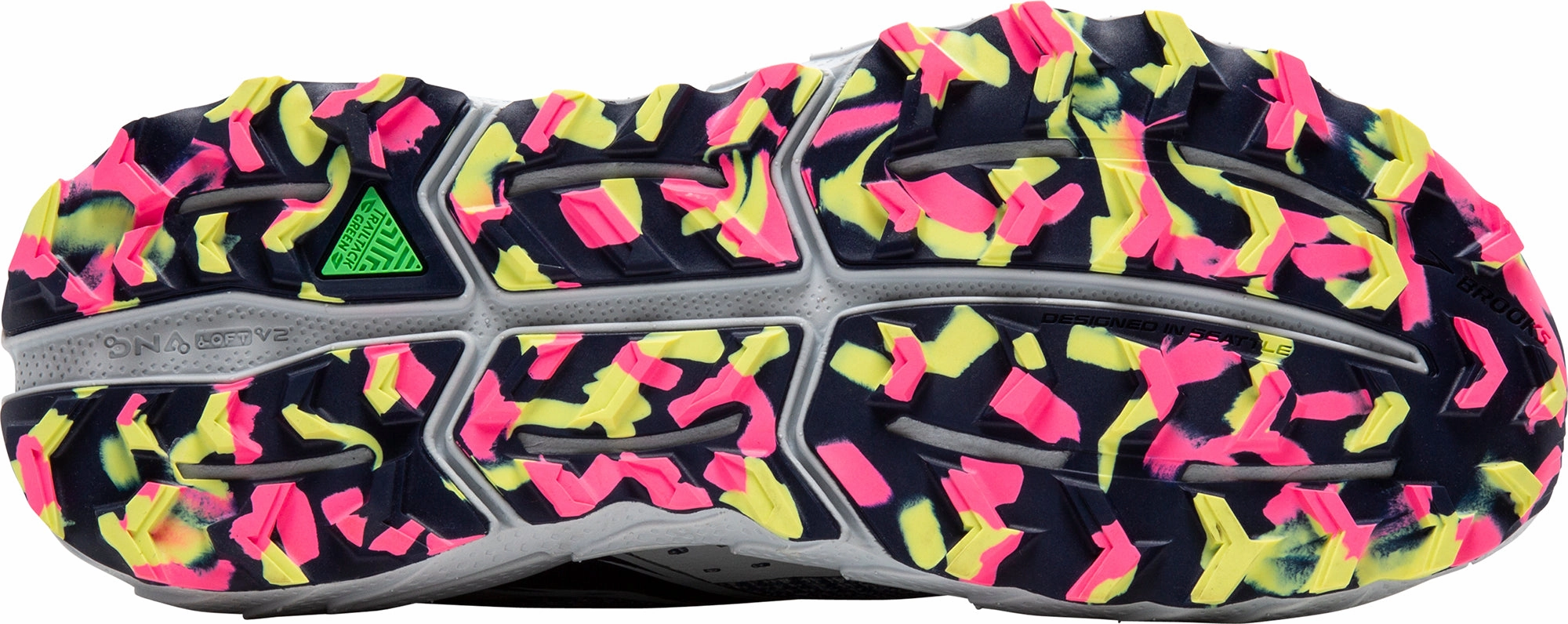 Tensile Reinforcement Brooks Cascadia 18 Womens Trail Running Shoes - Blue