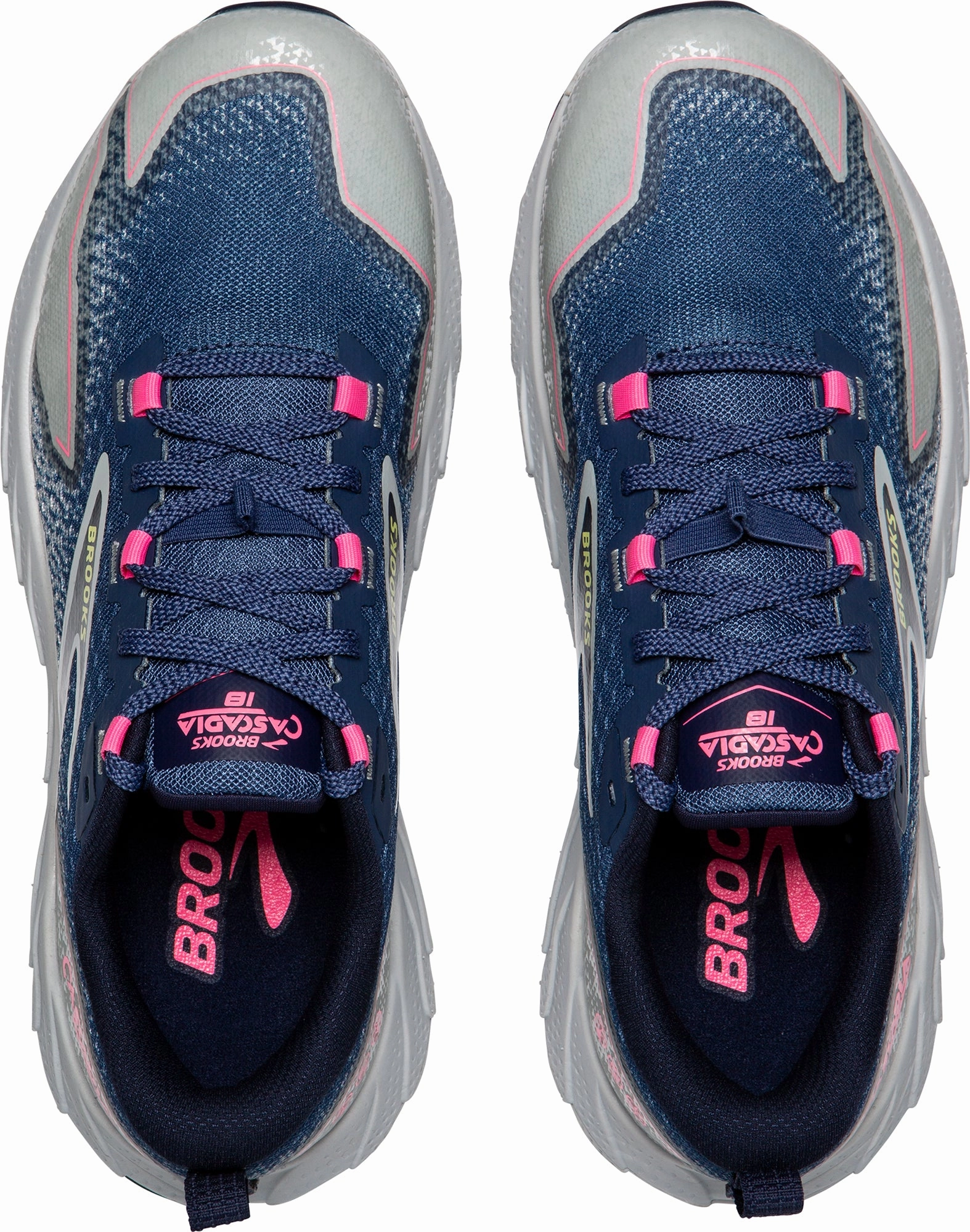Brooks Cascadia 18 Womens Trail Running Shoes - Blue Enhanced Ground Feel Trustworthy brand