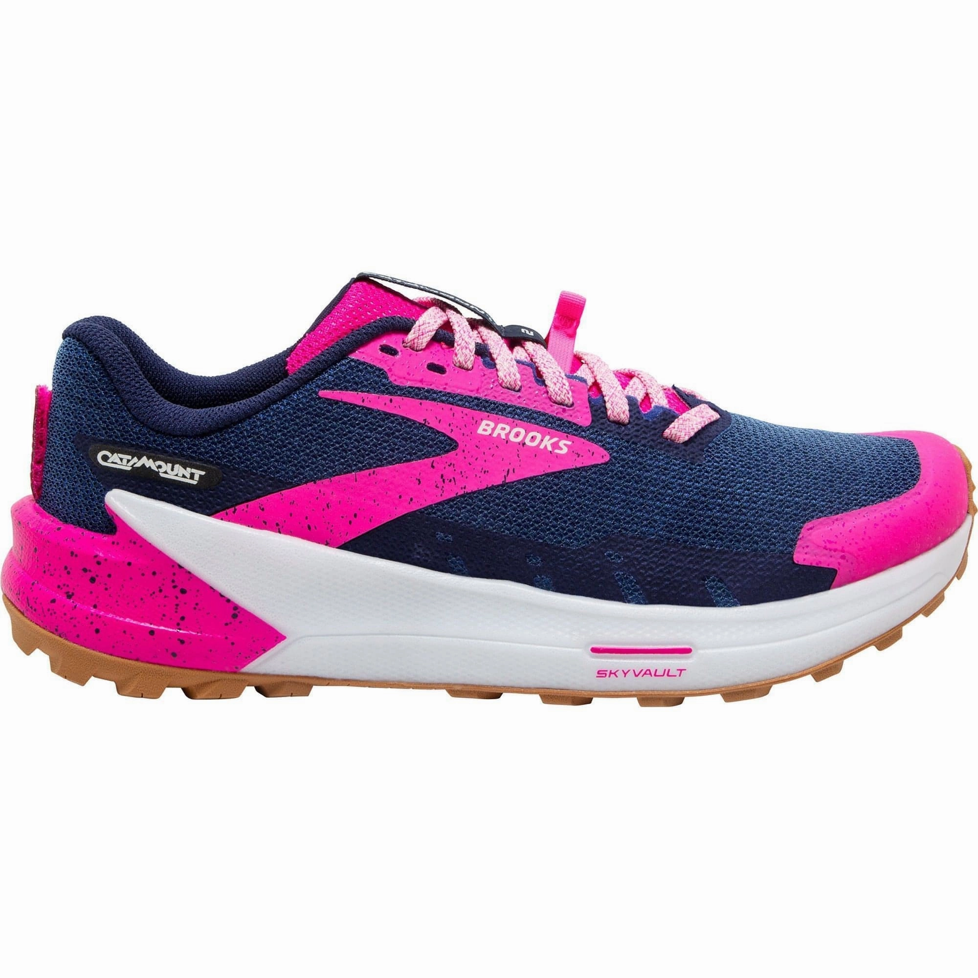 Warm Brooks Catamount 2 Womens Trail Running Shoes - Navy