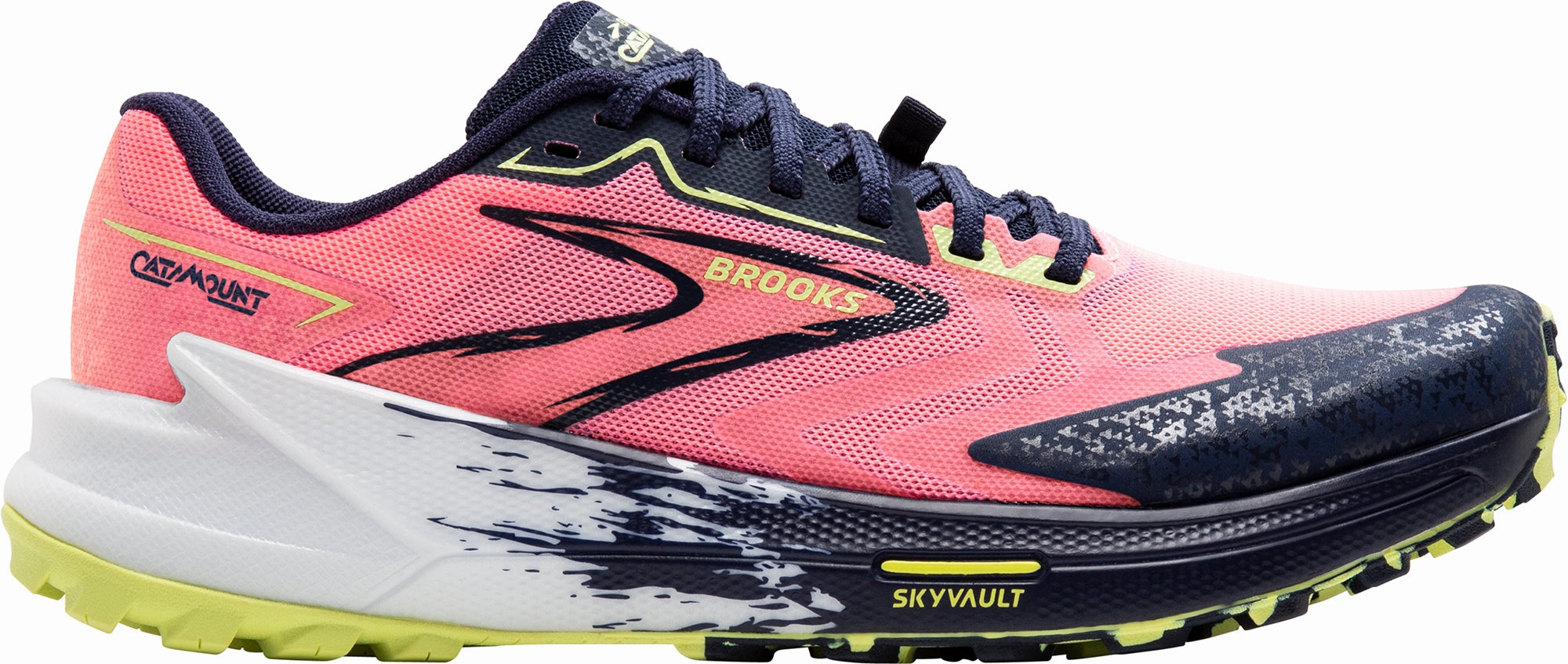 Brooks Catamount 3 Womens Trail Running Shoes - Pink Style - updated