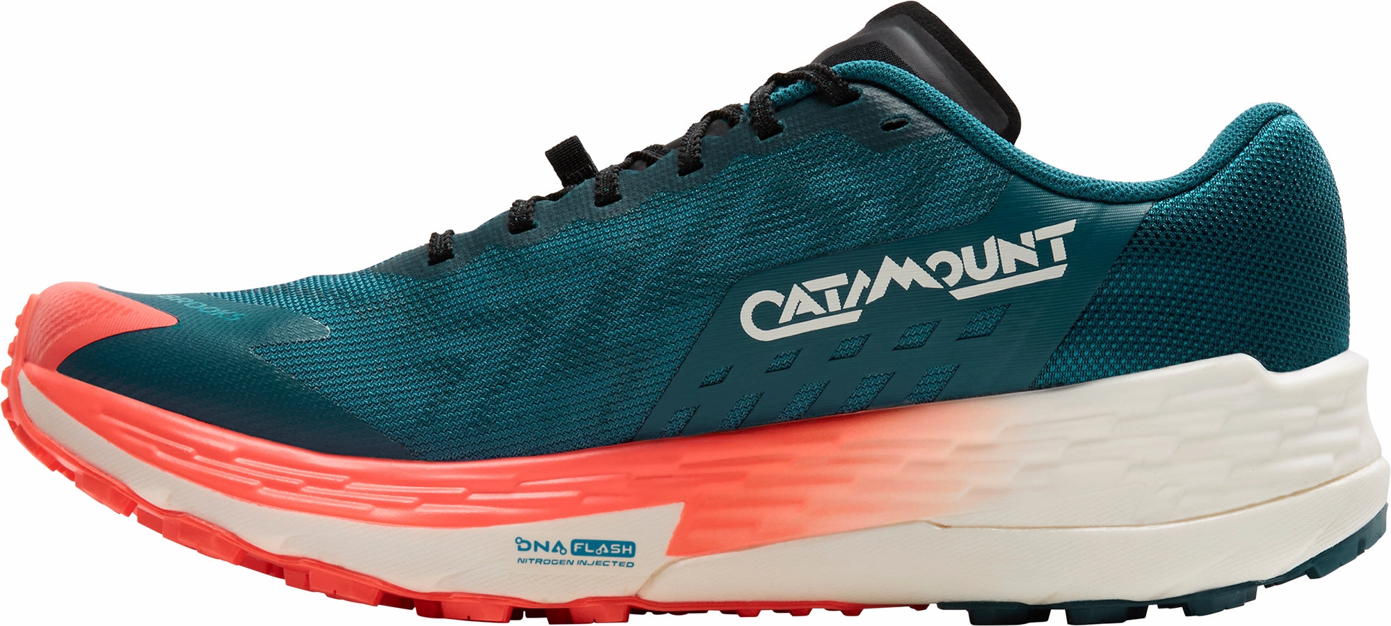 Bacteria Resistant Lining Brooks Catamount 4 Mens Trail Running Shoes - Blue