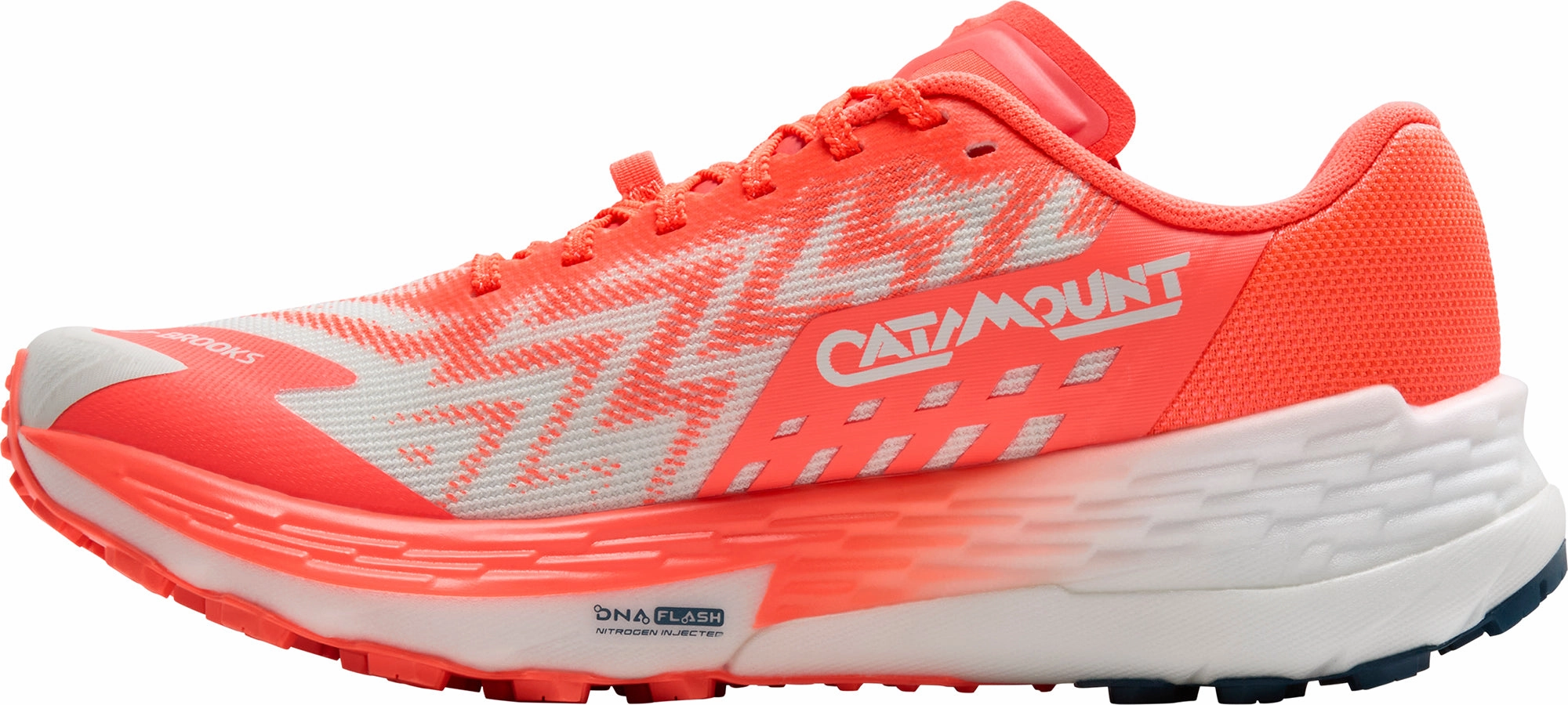 Brooks Catamount 4 Womens Trail Running Shoes - Orange Performance Stability running with watch shoes