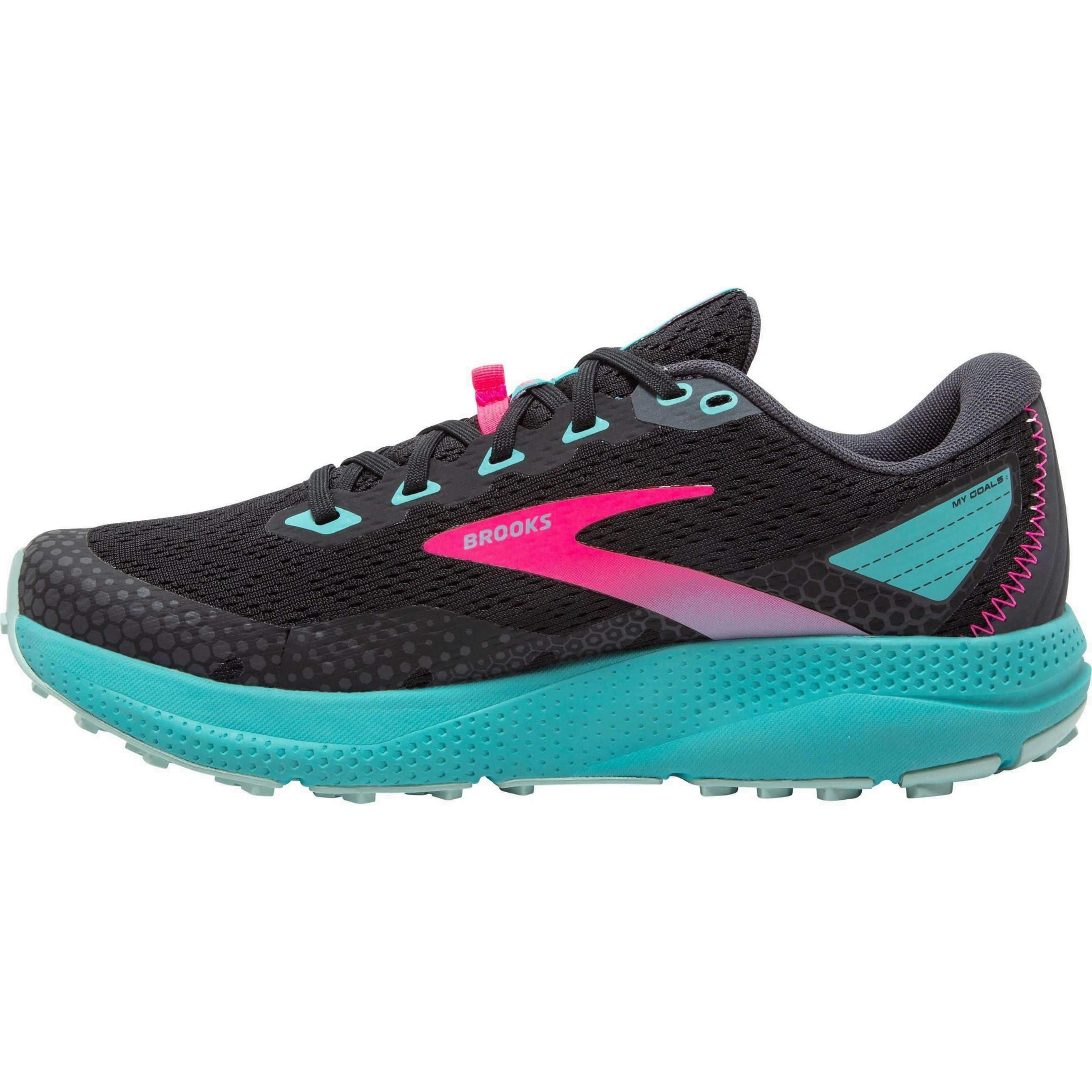 Arch Support System Brooks Divide 3 Womens Trail Running Shoes - Black