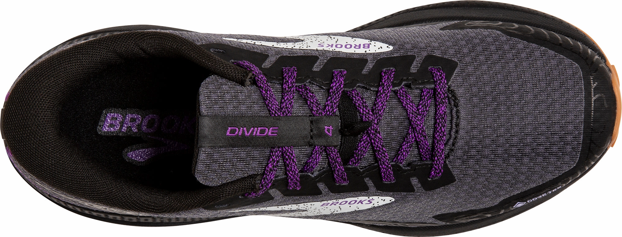 Brooks Divide 4 GORE-TEX Womens Trail Running Shoes - Black running for mental health college - team - themed running shoes